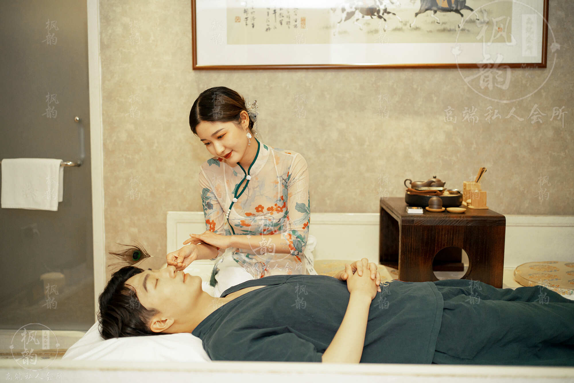 体验成都武侯区高端沐足,技师小姐姐手法很好，很温柔