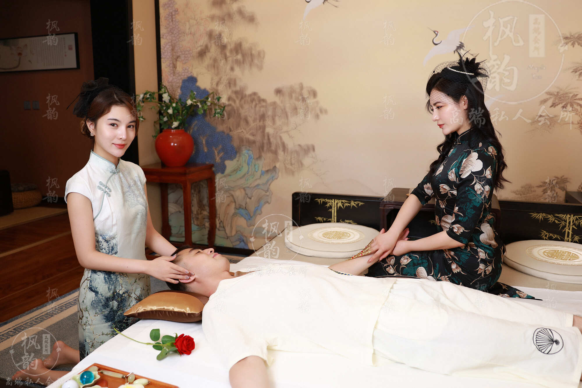 下班去龙腾路娱乐推拿会所，店家服务真