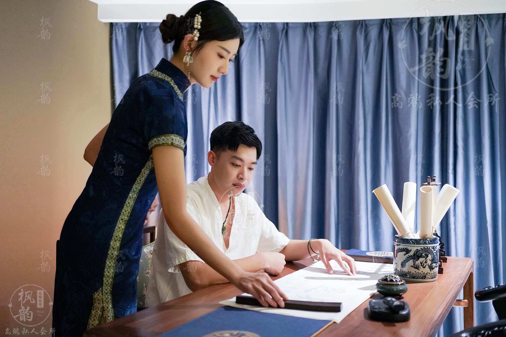 成都欢乐谷精油男士会馆，服务超级赞